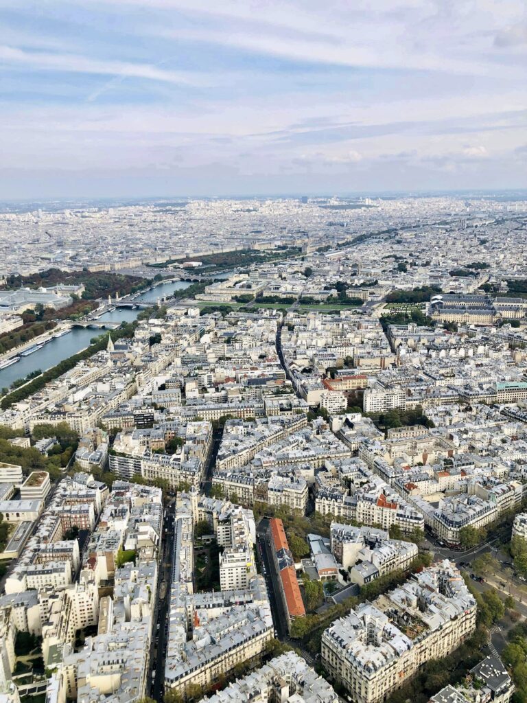 Paris from top of Eiffel Tower