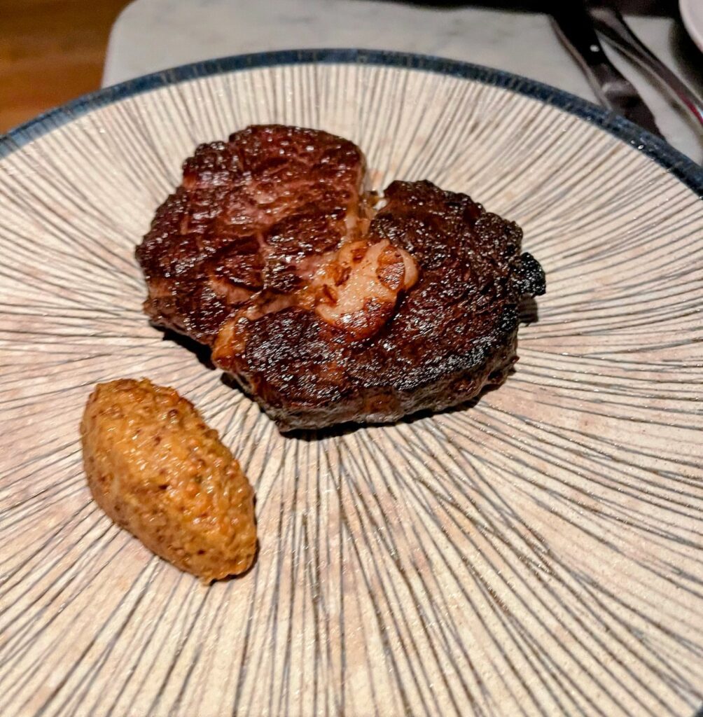 Dry Aged Japanese Wagyu Gordon Ramsay Bar & Grill in Mayfair London UK