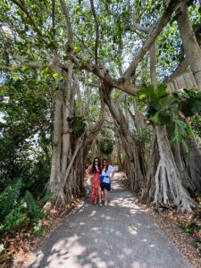 beautiful girls at marie selby gardens sarasota florida