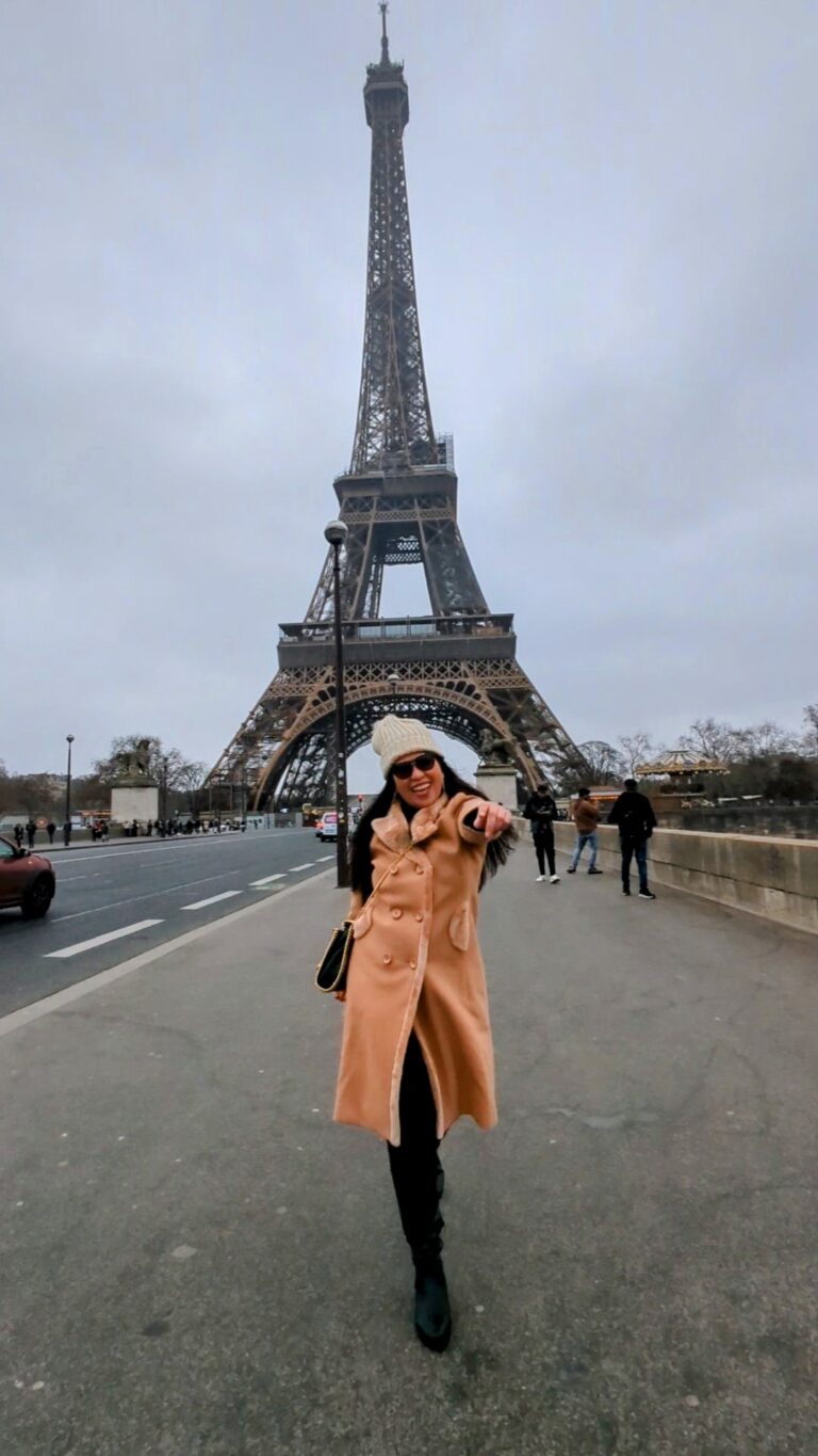 dancing in eiffel tower paris france