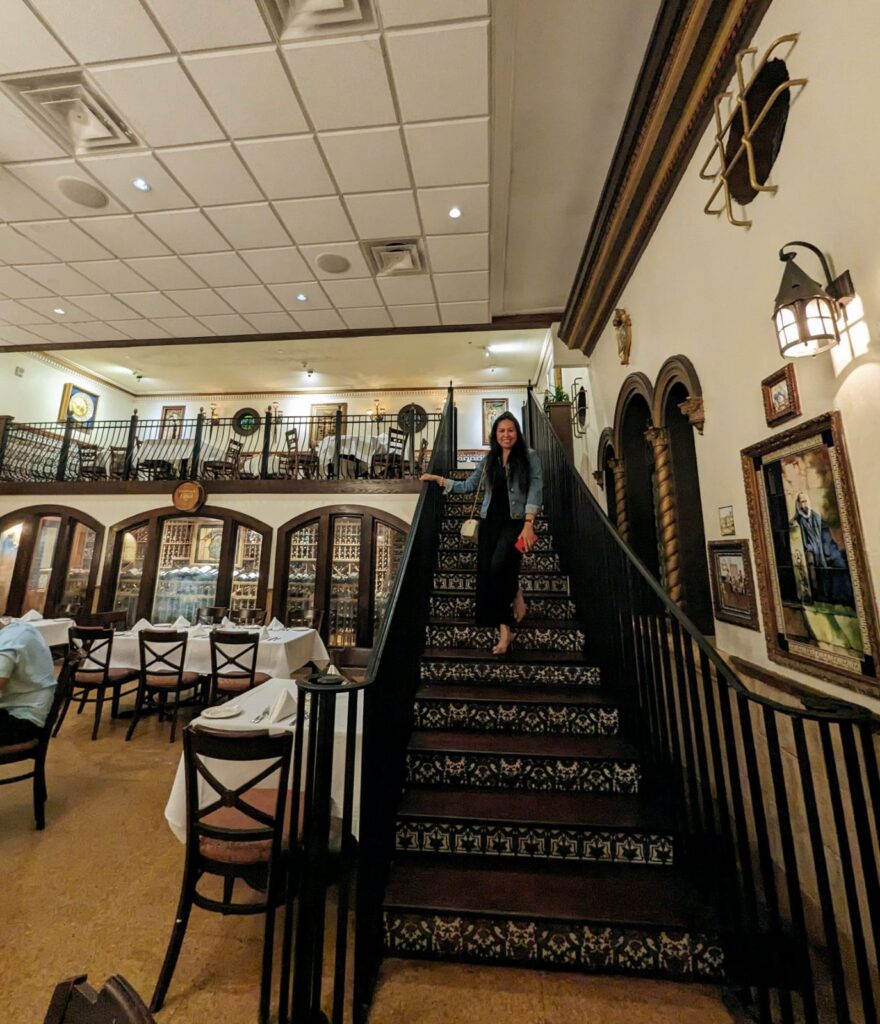 don quixote mezzanine columbia restaurant tampa florida