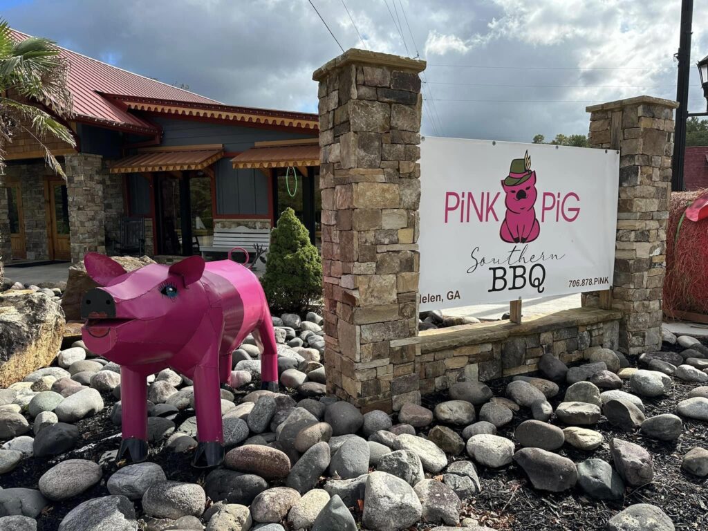 pink pig southern bbq helen georgia