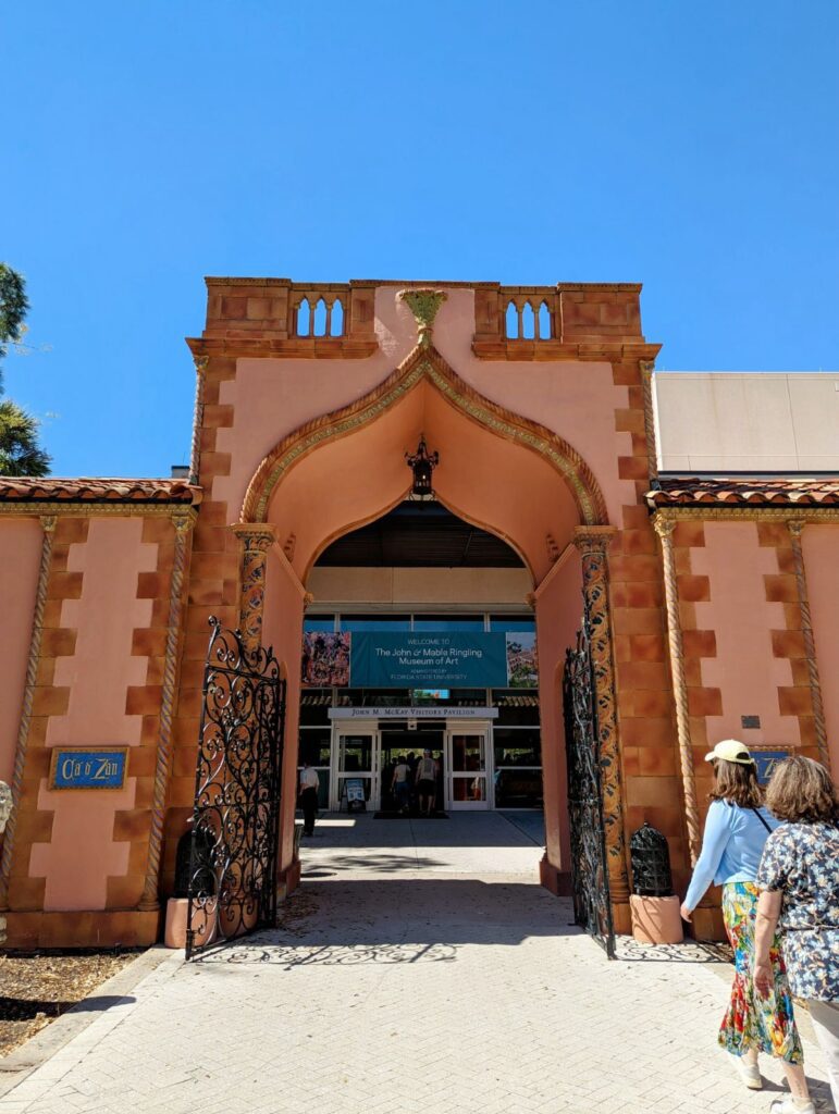 ringling museum mansion entrance