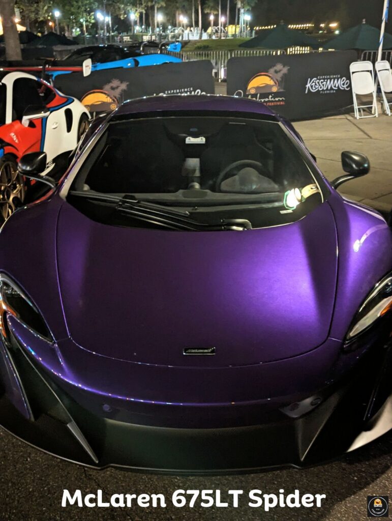 celebration exotic car festival mclaren 675LT spider