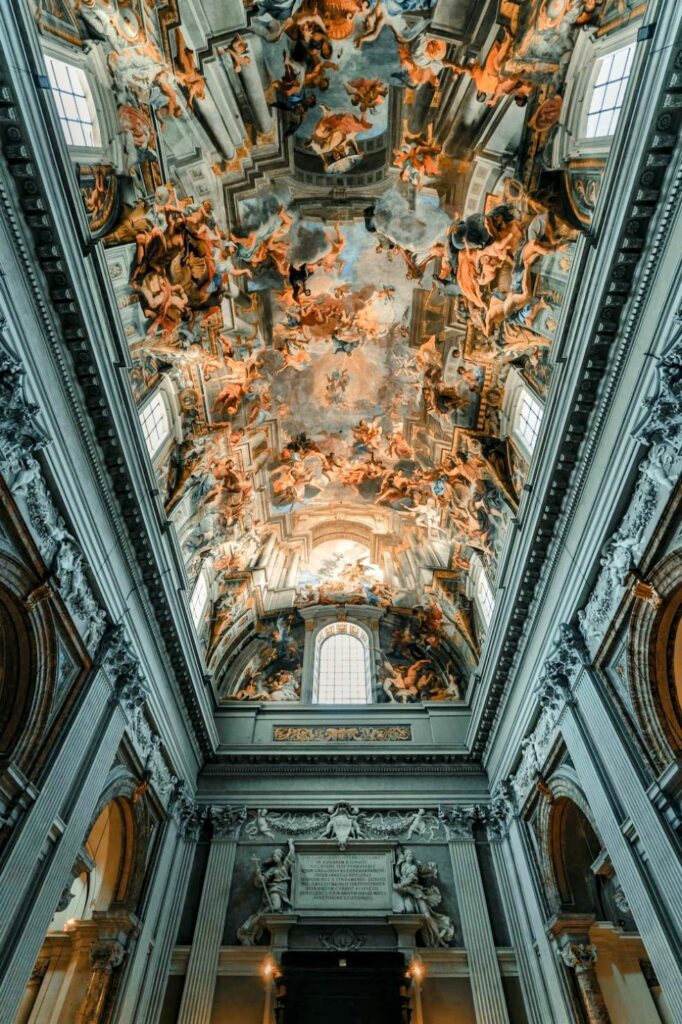 most beautiful church ceilings in the world St. Ignatius of Loyola, Rome, Italy