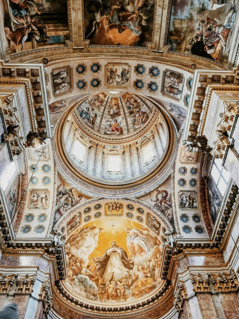 most beautiful church ceilings in the world  Santa Maria Maggiore, Rome, Italy