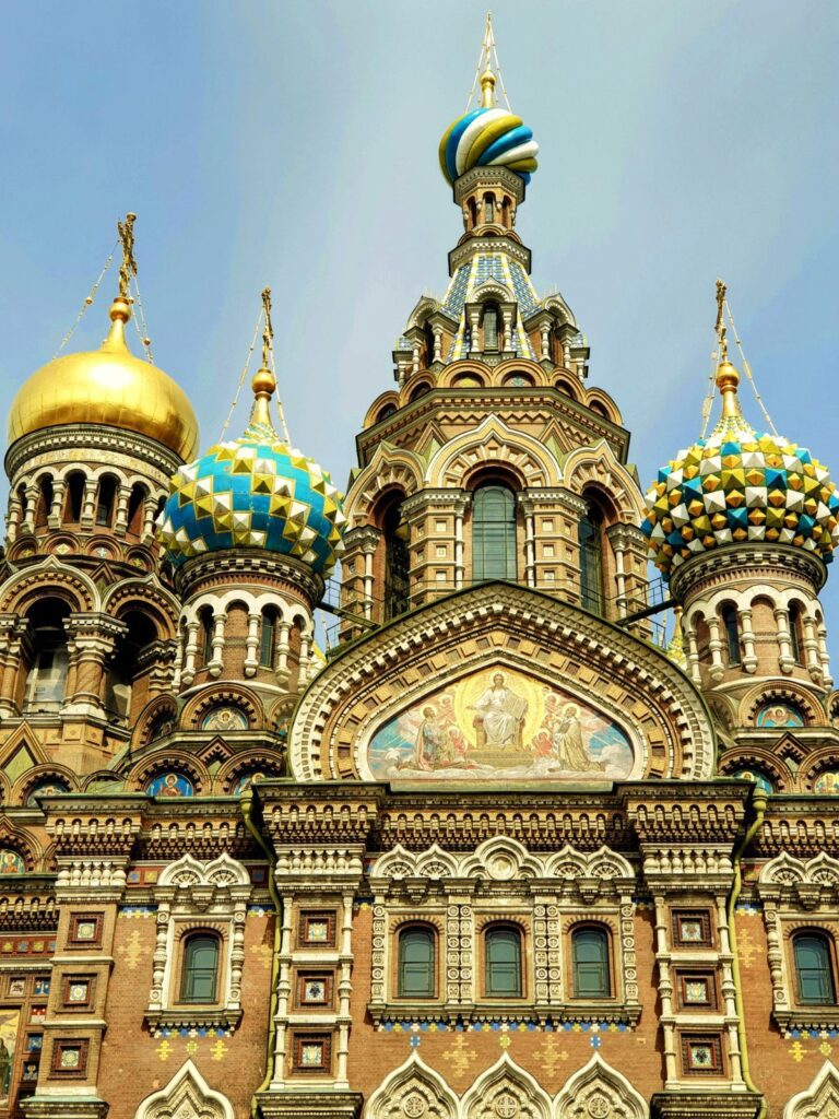 Church of the Savior on Spilled Blood, St. Petersburg, Russia most beautiful church ceilings in the world