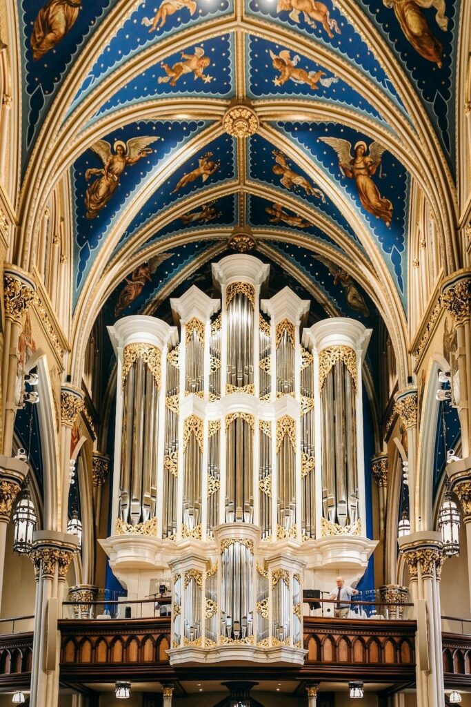 most beautiful church ceilings in the world Cathedral of Notre-Dame, Paris, France