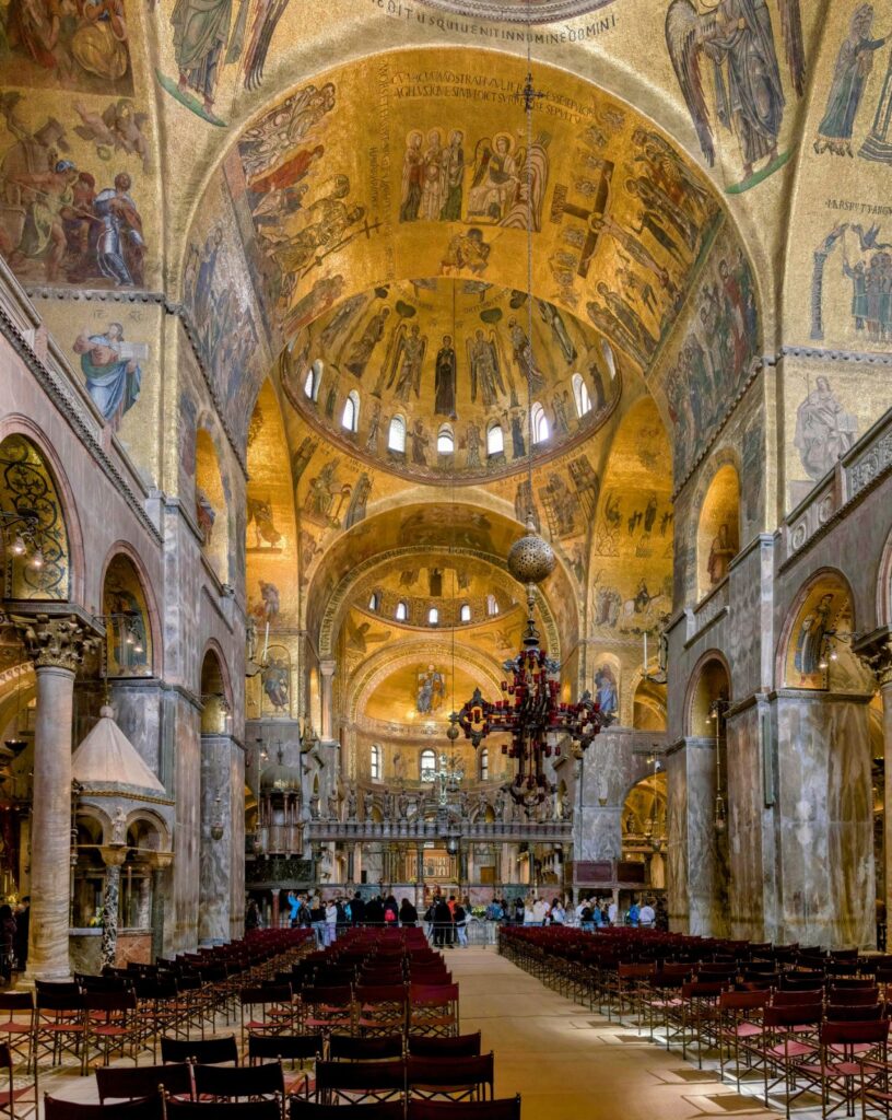 St. Mark's Basilica, Venice, Italy most beautiful church ceilings in the world