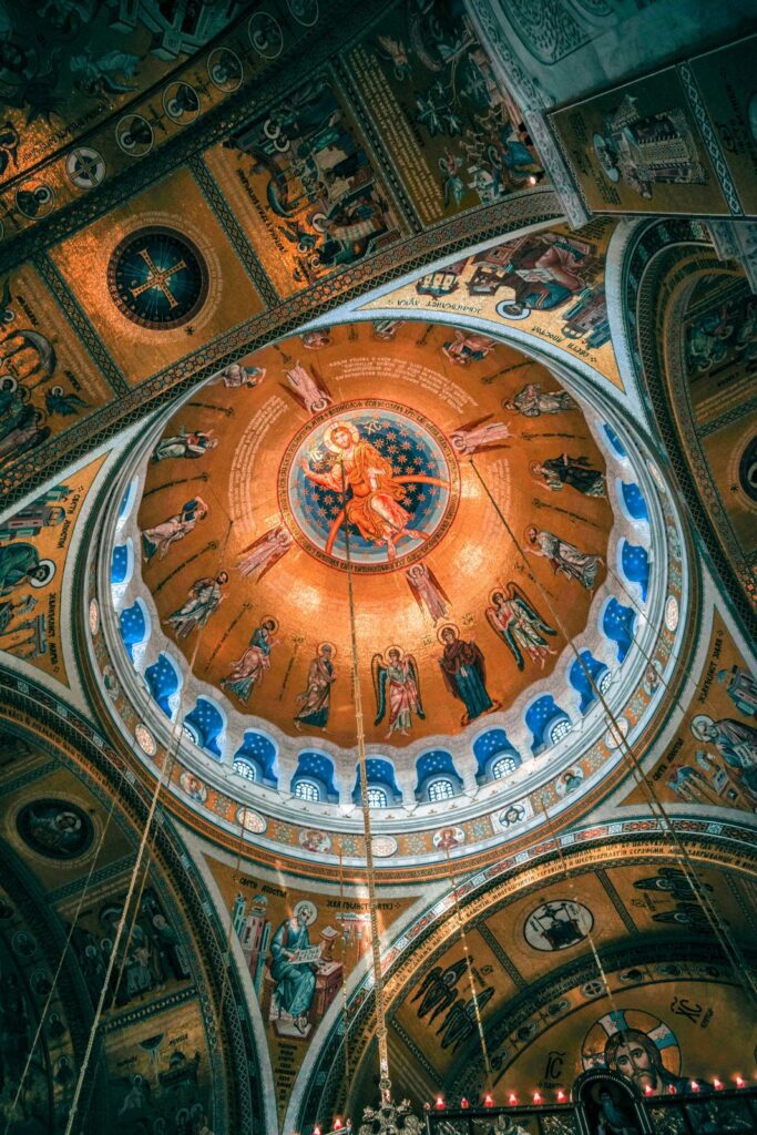 most beautiful church ceilings in the world Temple of Saint Sava, Belgrade, Serbia