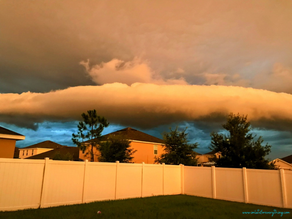 aliens in the clouds