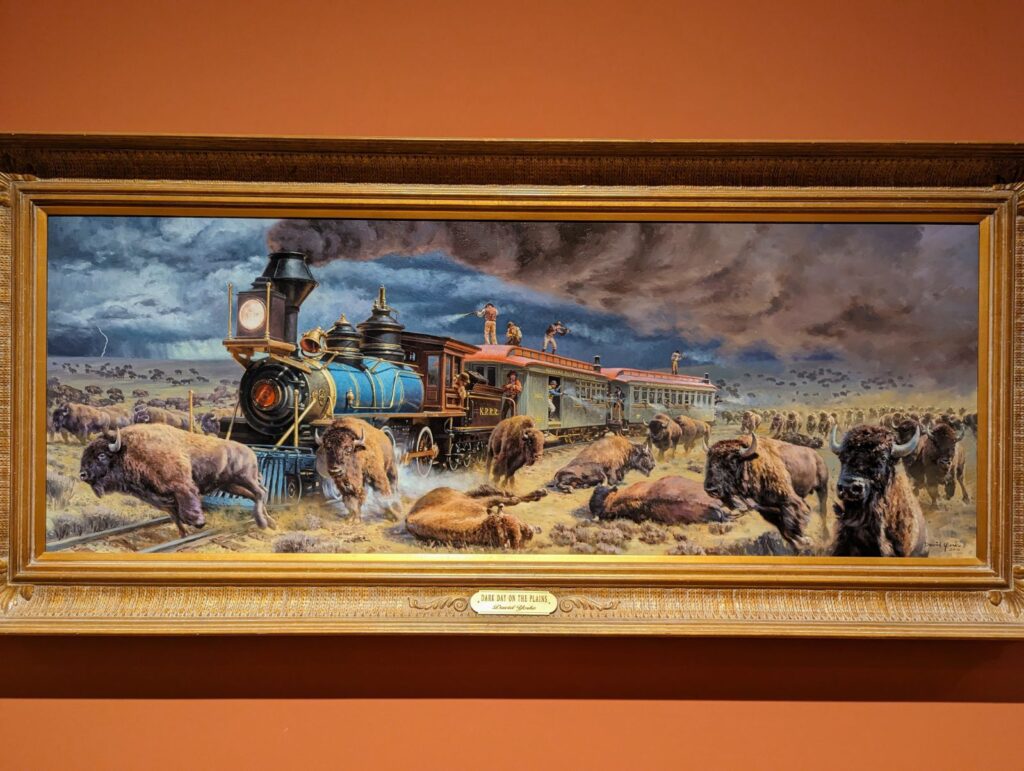 Dark Day on the Plains painting by david yorke at james museum st pete