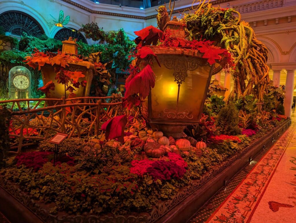 the garden of time bellagio conservatory fall theme 2024