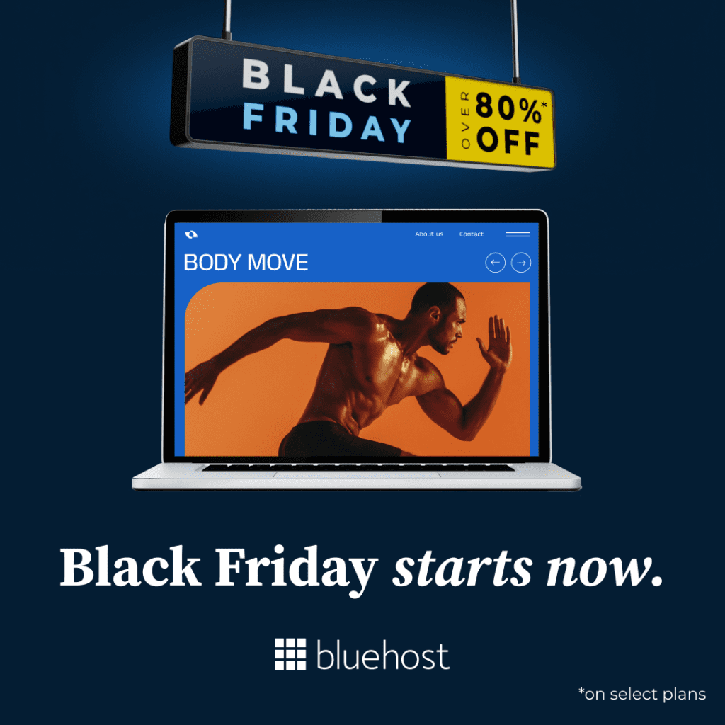 bluehost black friday