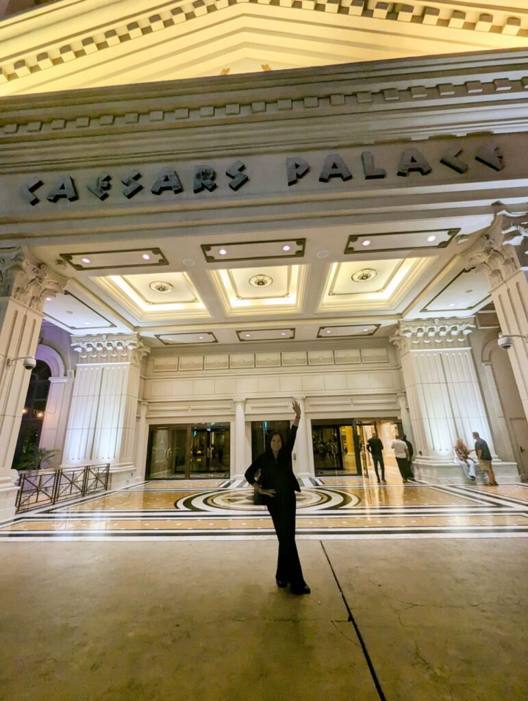 caesars palace entrance las vegas