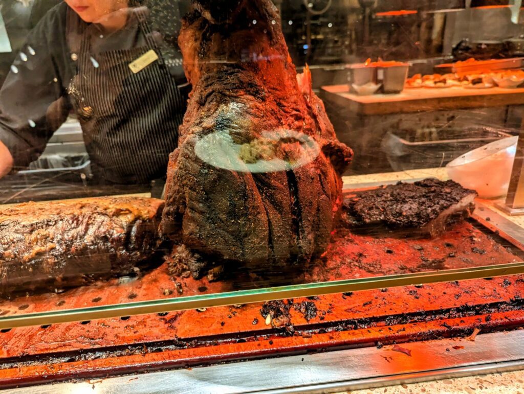 carving station premium cut meat at bacchanal buffet caesars palace las vegas