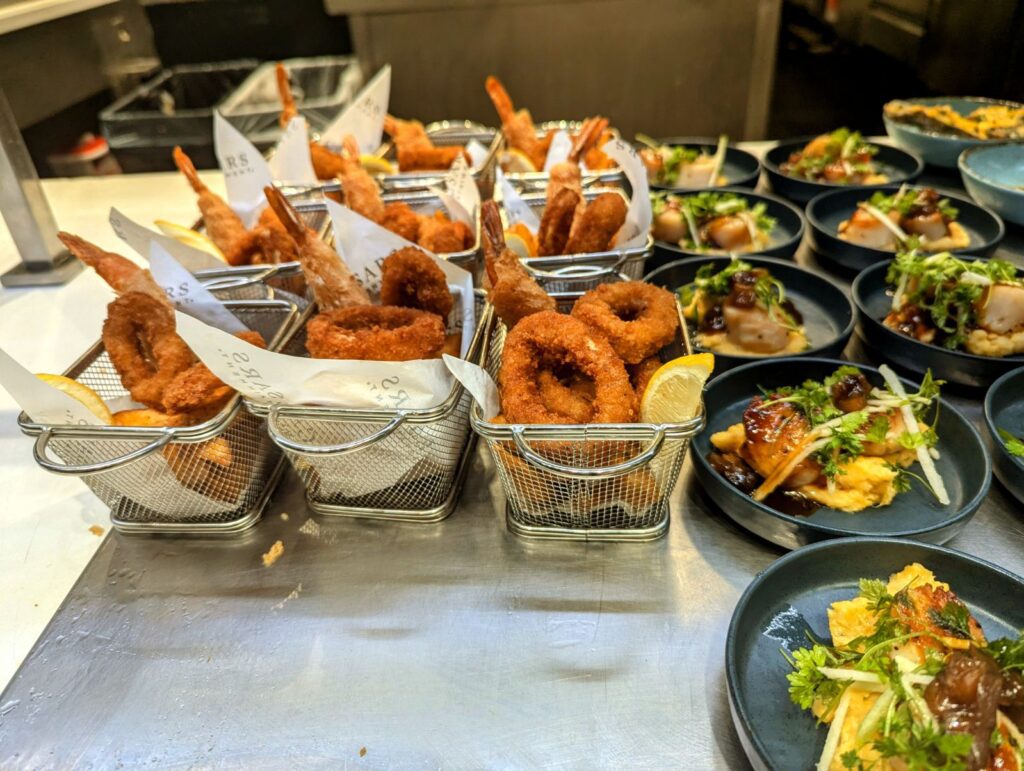 seafood at bacchanal buffet at caesars palace las vegas