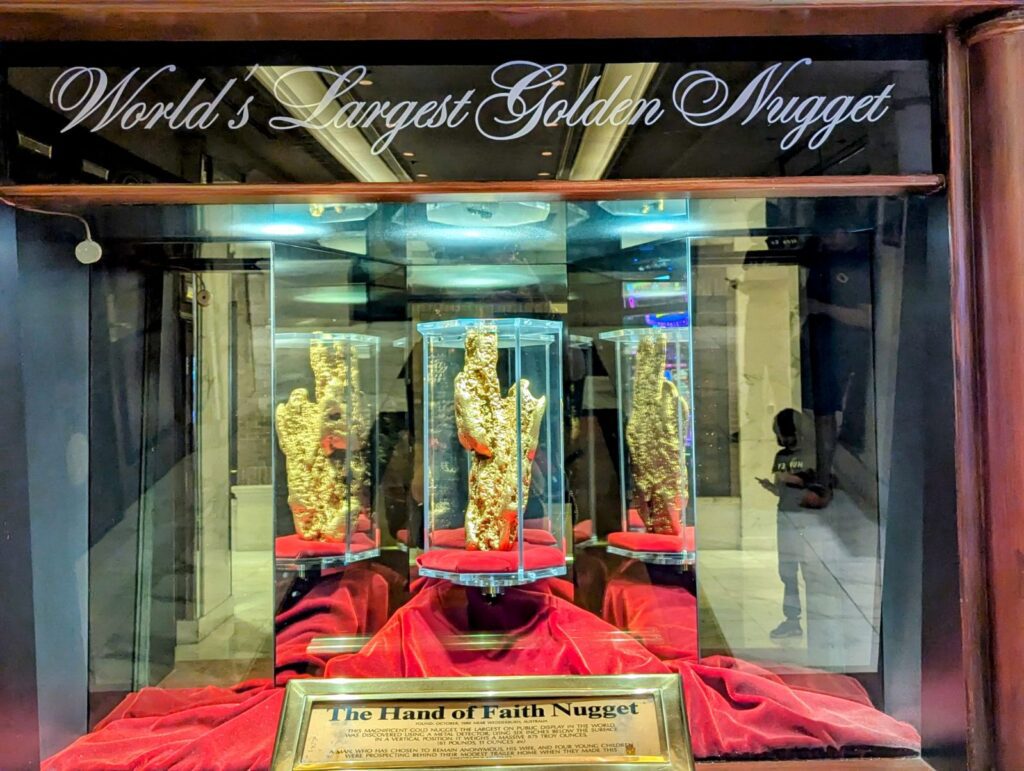 the hand of faith gold nugget Las Vegas