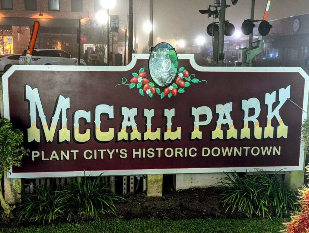 McCall park plant city Florida